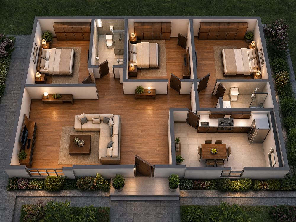 Aménagement intérieur — Plain-pied
