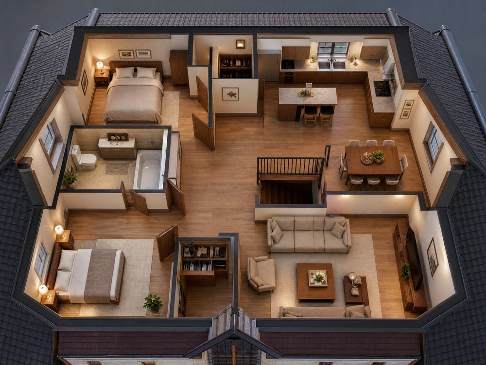 Aménagement intérieur — Étage